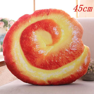 Planet Gates 12 Creative Simulational Plush Bread Burger Shape Pillow Funny Food Nap Pillow And Cushion Kids Toy Birthday Gift 50cm/55cm