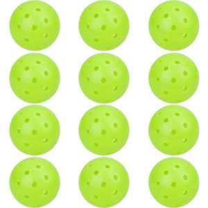Planet Gates 12 Green 40 Holes / CHINA JIKEGO Competition Grade Outdoor Pickleball Balls 74mm 40 Holes 8 12 16 Packs PE 26g Yellow Green Accessories Training