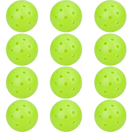 Planet Gates 12 Green 40 Holes / CHINA JIKEGO Competition Grade Outdoor Pickleball Balls 74mm 40 Holes 8 12 16 Packs PE 26g Yellow Green Accessories Training