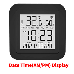 Planet Gates 12 Hours Version Tuya Smart Universal IR Remote with Temperature Humidity Sensor for Air Conditioner TV AC Works with Alexa,Google Home Yandex