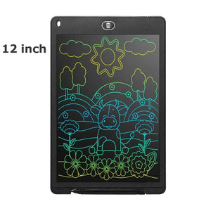 Planet Gates 12 inch Black 8.5/10/12 inch LCD Writing Tablet Drawing Board Montessori Educational Drawing Toys For Kids Students Magic Blackboard Toy Gift