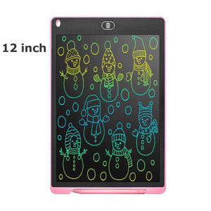 Planet Gates 12 inch Pink 8.5/10/12 inch LCD Writing Tablet Drawing Board Montessori Educational Drawing Toys For Kids Students Magic Blackboard Toy Gift