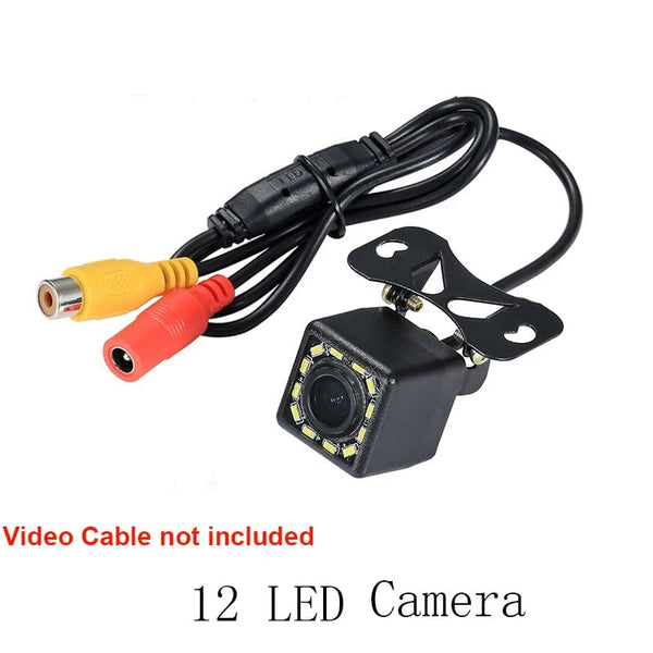 Planet Gates 12 LED Camera Wide Angle HD Car Rearview Camera Rear View Video Vehicle Camera Backup Reverse Camera 12 LED Night Vision Parking Camera
