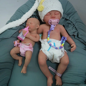 Planet Gates 12"  Micro Preemie Full Body Silicone Baby Doll Boy "Liam" & Girl "Nova" Lifelike Reborn Doll Surprice Children Anti-Stress