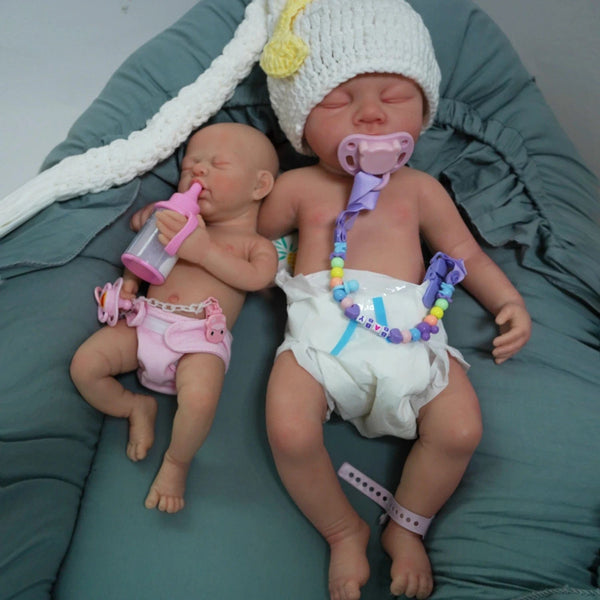 Planet Gates 12"  Micro Preemie Full Body Silicone Baby Doll Boy "Liam" & Girl "Nova" Lifelike Reborn Doll Surprice Children Anti-Stress