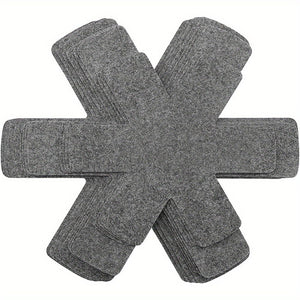 Planet Gates 12 Pcs (3 Different Sizes) 3/6/12pcs 10.2/13.8/15inch Pot And Pan Protectors, 3 Different Size, Pot Dividers Pads, Stacking Pan Protectors, Pan Separators Pads For Protecting And Separating Pots And Pans