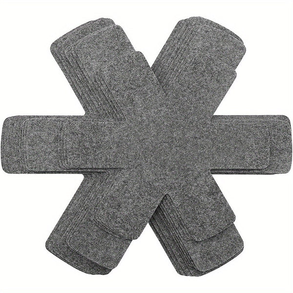 Planet Gates 12 Pcs (3 Different Sizes) 3/6/12pcs 10.2/13.8/15inch Pot And Pan Protectors, 3 Different Size, Pot Dividers Pads, Stacking Pan Protectors, Pan Separators Pads For Protecting And Separating Pots And Pans