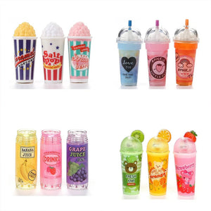 Planet Gates 12 pcs A 12 pcs Cute Beverage Bottle Shape Pencil Cap Pen Cover Pencil Extender School Stationery Supplies Plastic Pencil Protector