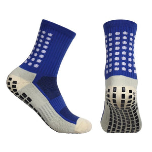 Planet Gates 12 sky blue 12Pair New Football Socks Mens Womens Sports Socks Non-slip Silicone Bottom Soccer Socks Rugby Tennis Volleyball Badminton Socks