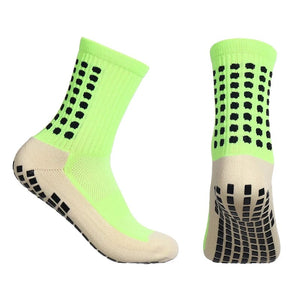 Planet Gates 12 sky blue 12Pair New Football Socks Mens Womens Sports Socks Non-slip Silicone Bottom Soccer Socks Rugby Tennis Volleyball Badminton Socks