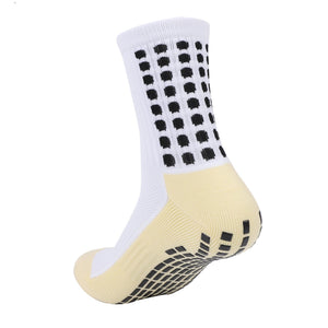 Planet Gates 12 sky blue 12Pair New Football Socks Mens Womens Sports Socks Non-slip Silicone Bottom Soccer Socks Rugby Tennis Volleyball Badminton Socks