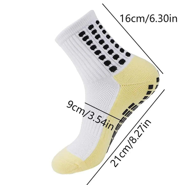 Planet Gates 12 sky blue 12Pair New Football Socks Mens Womens Sports Socks Non-slip Silicone Bottom Soccer Socks Rugby Tennis Volleyball Badminton Socks