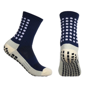 Planet Gates 12 sky blue 12Pair New Football Socks Mens Womens Sports Socks Non-slip Silicone Bottom Soccer Socks Rugby Tennis Volleyball Badminton Socks
