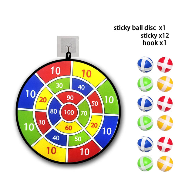 Planet Gates 12 sticky ball dart disc sets, indoor and outdoor toys, parent-child interaction, birthday gifts, party games, supplies