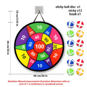 Planet Gates 12 sticky ball dart disc sets, indoor and outdoor toys, parent-child interaction, birthday gifts, party games, supplies