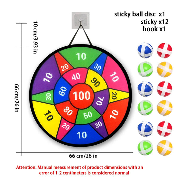 Planet Gates 12 sticky ball dart disc sets, indoor and outdoor toys, parent-child interaction, birthday gifts, party games, supplies