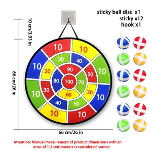 Planet Gates 12 sticky ball dart disc sets, indoor and outdoor toys, parent-child interaction, birthday gifts, party games, supplies