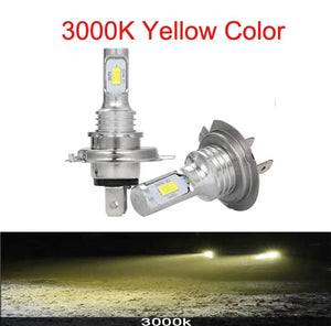 Planet Gates 12000K / H1 2Pcs H7 LED Headlight Bulbs SH1 H3 H11 H4 H6 20000LM 12V 6000K Auto LED Headlamp IP68 Conversion Hi/Lo Beam Kit Driving Light