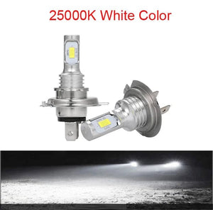 Planet Gates 12000K / H1 2Pcs H7 LED Headlight Bulbs SH1 H3 H11 H4 H6 20000LM 12V 6000K Auto LED Headlamp IP68 Conversion Hi/Lo Beam Kit Driving Light