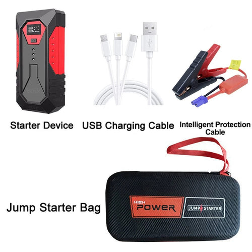 Planet Gates 1200A 18000mAh 1 / CHINA Portable Car Jump Starter 18000mAh Power Bank Car Booster Charger 12V Starting Device Petrol Diesel Car Emergency Booster