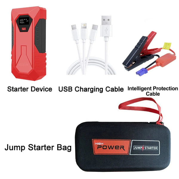 Planet Gates 1200A 18000mAh 1 / CHINA Portable Car Jump Starter 18000mAh Power Bank Car Booster Charger 12V Starting Device Petrol Diesel Car Emergency Booster