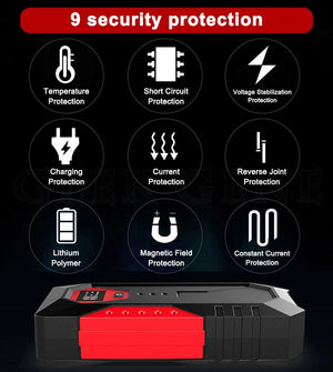 Planet Gates 1200A 18000mAh 1 / CHINA Portable Car Jump Starter 18000mAh Power Bank Car Booster Charger 12V Starting Device Petrol Diesel Car Emergency Booster