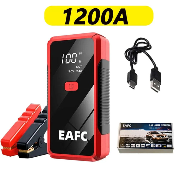 Planet Gates 1200A 2 / Russian Federation 2000A Car Jump Starter 1200A 12V Output Portable Emergency Start-up Charger for Cars Booster Battery Starting Device