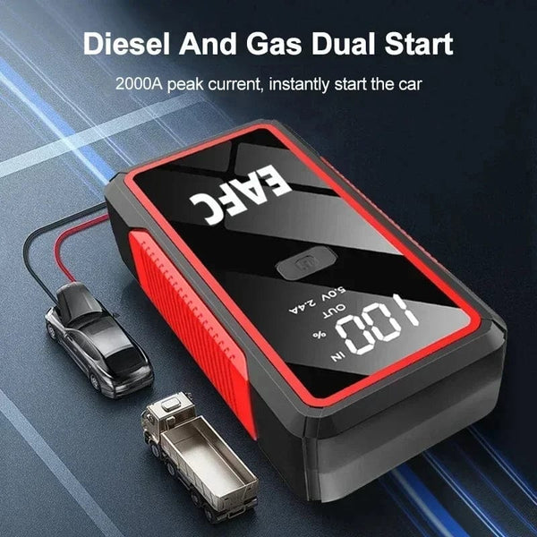 Planet Gates 1200A 2 / Russian Federation 2000A Car Jump Starter 1200A 12V Output Portable Emergency Start-up Charger for Cars Booster Battery Starting Device