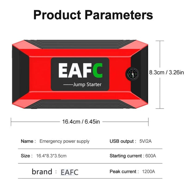 Planet Gates 1200A 2 / Russian Federation 2000A Car Jump Starter 1200A 12V Output Portable Emergency Start-up Charger for Cars Booster Battery Starting Device