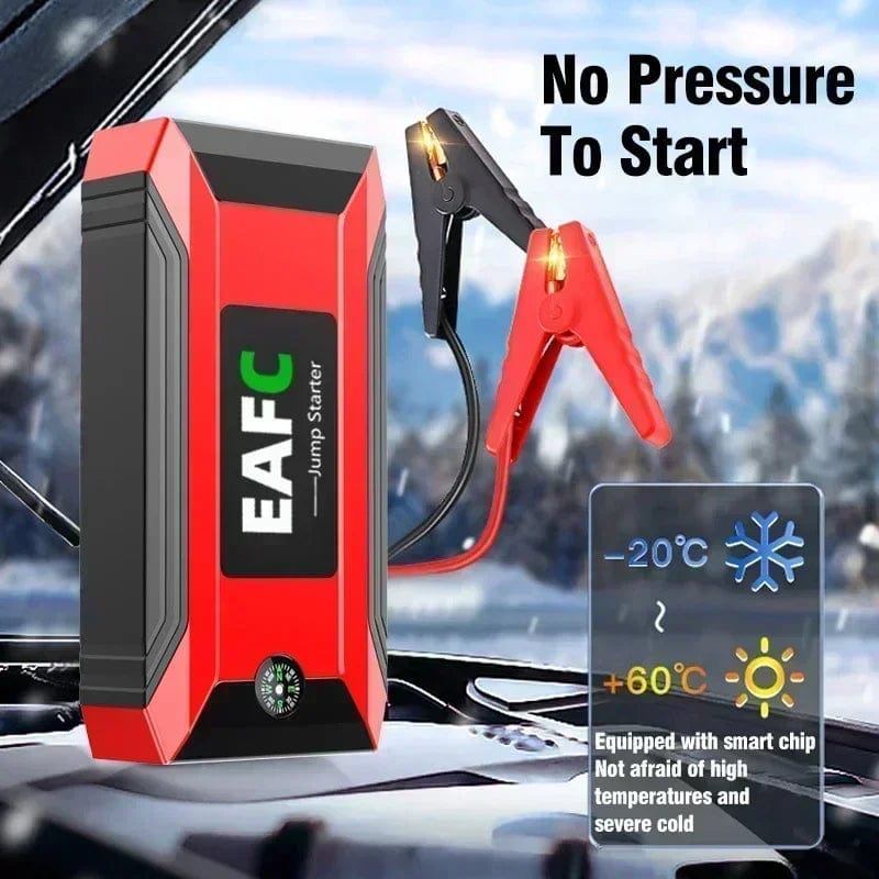 Planet Gates 1200A red with box / Poland EAFC 12V  Car Jump Starter Power Bank Portable Car Battery Booster ChargerStarting Device Auto Emergency Start-up Lighting