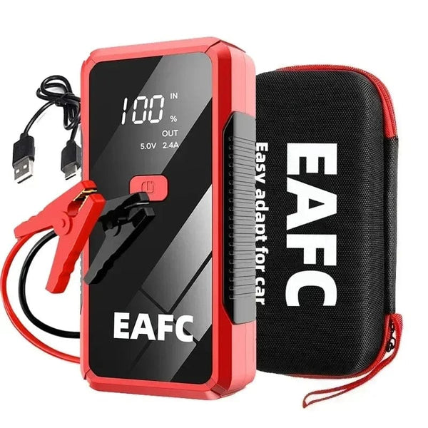 Planet Gates 1200A red with box / Poland EAFC 12V  Car Jump Starter Power Bank Portable Car Battery Booster ChargerStarting Device Auto Emergency Start-up Lighting