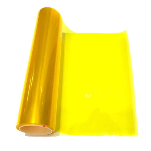 Planet Gates 120cm / China Yellow Car Light Headlight Taillight Tint Vinyl Film Lamp Film Sticker Sheet Color-Changing Smoke Matt Rear Fog Sticker