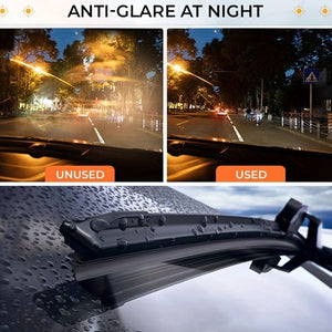 Planet Gates 120ml+Sponges Car Oil Film Remover Front Glass Cleaner Oil Film Removal Glass Film Cleaner