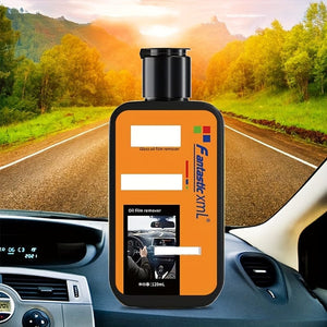 Planet Gates 120ml+Sponges Car Oil Film Remover Front Glass Cleaner Oil Film Removal Glass Film Cleaner