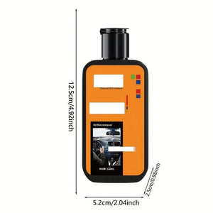 Planet Gates 120ml+Sponges Car Oil Film Remover Front Glass Cleaner Oil Film Removal Glass Film Cleaner