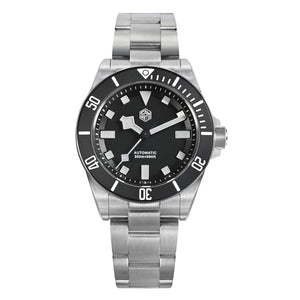 Planet Gates 121T BK  No-Calendar San Martin SN0121T Titanium Diving Watch NH35 Automatic Movement Watches Grade2 Titanium 120 Click Waterproof 300m Wristwatch