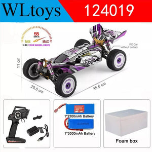 Planet Gates 124019 2B / CHINA Wltoys New 124017-V8 1/12 2.4G Racing RC Cars 4WD Brushless Motor 75Km/H High Speed Remote Control Off-road Drift Toys For Aduit