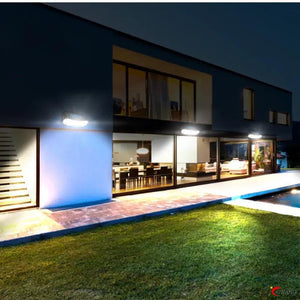 Planet Gates 126LED/COB Solar Lights, Outdoor Motion Sensor Light, Waterproof, Bright Solar Wireless Wall Lamp, With 3 Modes And 8 Wide Angle, For Deck, Courtyard, Garden, Terrace, Platform, Roof, Street Lamp