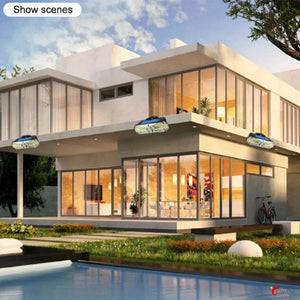 Planet Gates 126LED/COB Solar Lights, Outdoor Motion Sensor Light, Waterproof, Bright Solar Wireless Wall Lamp, With 3 Modes And 8 Wide Angle, For Deck, Courtyard, Garden, Terrace, Platform, Roof, Street Lamp