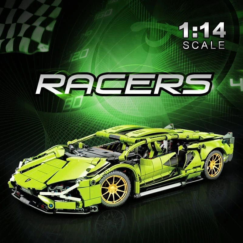 Planet Gates 1280pcs Technical Famous Racing Sport Car Model Building Blocks City Mechanical Speed Vehicle Supercar Brick Puzzle Toys Kid Adult Gift