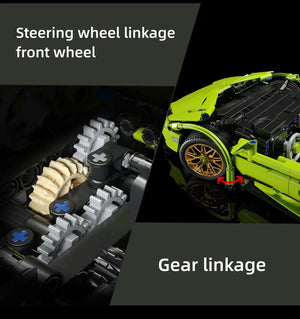 Planet Gates 1280pcs Technical Famous Racing Sport Car Model Building Blocks City Mechanical Speed Vehicle Supercar Brick Puzzle Toys Kid Adult Gift