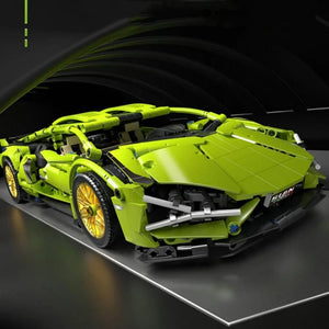 Planet Gates 1280pcs Technical Famous Racing Sport Car Model Building Blocks City Mechanical Speed Vehicle Supercar Brick Puzzle Toys Kid Adult Gift