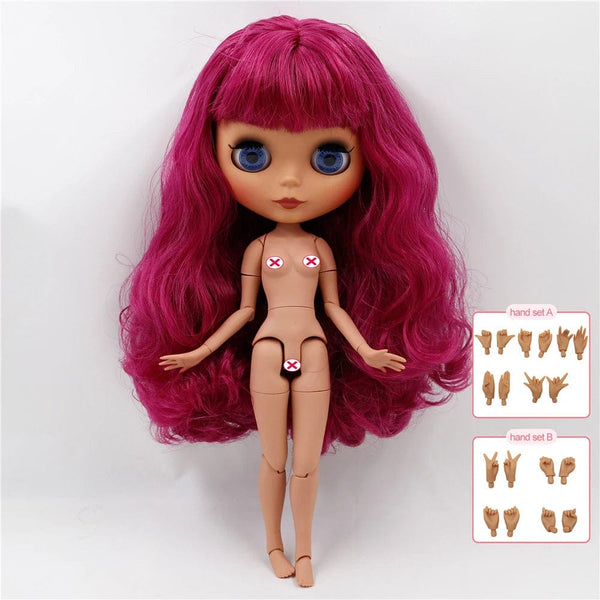 Planet Gates 1291bm / 30cm heigh ICY DBS Blyth doll joint body white skin black skin dark skin DIY Make up special price give hand set AB girl gift