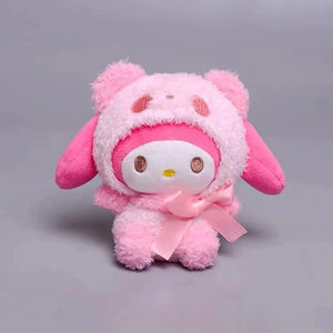 Planet Gates 12cm-C Kawaii Sanrio Keychain Plush Anime Kuromi Doll Keyring Hello Kitty Plushie  Cinnamoroll KeyChains Bag Pendant Toy Gift for Girls