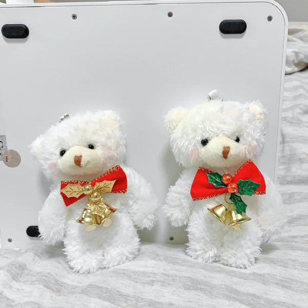 Planet Gates 12cm Cute Blush Teddy Bear Plush Toys Cartoon Rabbit Bunny Animal Plush Stuffed Dolls Keychain Pendant Girl Small Gift Wholesale