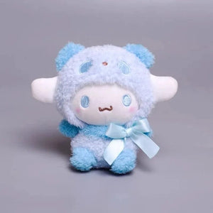 Planet Gates 12cm-D Kawaii Sanrio Keychain Plush Anime Kuromi Doll Keyring Hello Kitty Plushie  Cinnamoroll KeyChains Bag Pendant Toy Gift for Girls