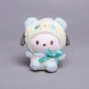 Planet Gates 12cm-F Kawaii Sanrio Keychain Plush Anime Kuromi Doll Keyring Hello Kitty Plushie  Cinnamoroll KeyChains Bag Pendant Toy Gift for Girls