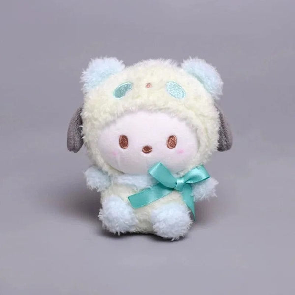 Planet Gates 12cm-F Kawaii Sanrio Keychain Plush Anime Kuromi Doll Keyring Hello Kitty Plushie  Cinnamoroll KeyChains Bag Pendant Toy Gift for Girls