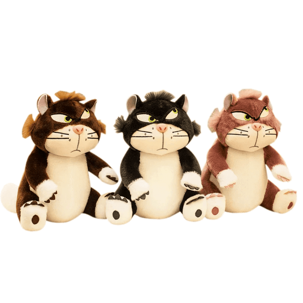 Planet Gates 12cm Lovely Disney Lucifer Plush keychain Doll Kawaii Bag Pendant Plush Stuffed Toy Backpack Pendant Birthday Gift For Children