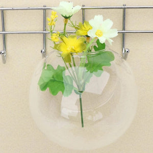 Planet Gates 12cm Transparent Glass Vase Wall Hanging Hydroponic Terrarium Fish Tanks Potted Plant Flower Pot Dia 8cm/10cm/12cm